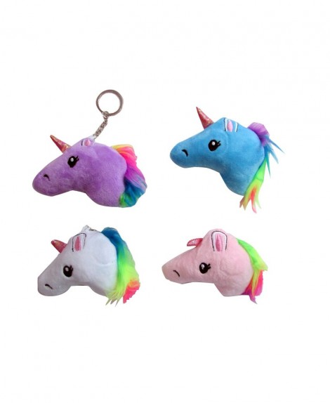 Llavero  Unicornio  Arco iris