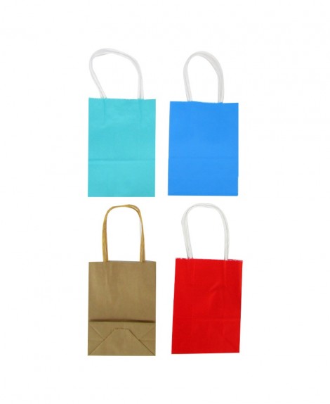 Bolsa  Craft  Colores  15 X 11 x 6 cm  (12 Pza)