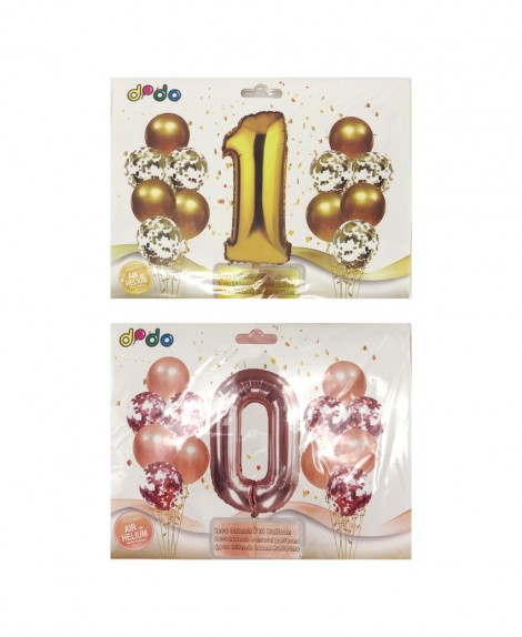 Set  Globo  Numeros  # 13