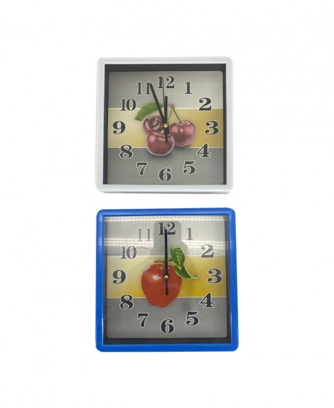Reloj  Cuadrado  Fruta  # 906