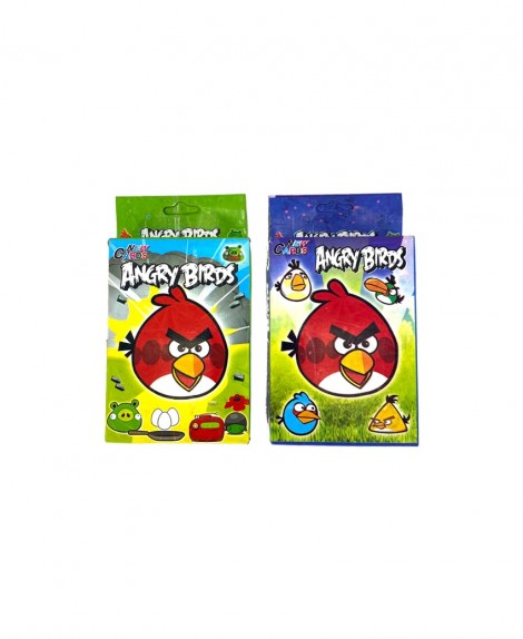 Tarjeta  Angry  Bird (12 Pza)