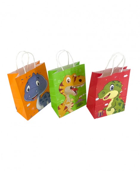 Bolsa  Craft  Dinosaurio  21 X 15  (12 Pza)