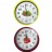 Reloj  Redondo Frutas  # 8063