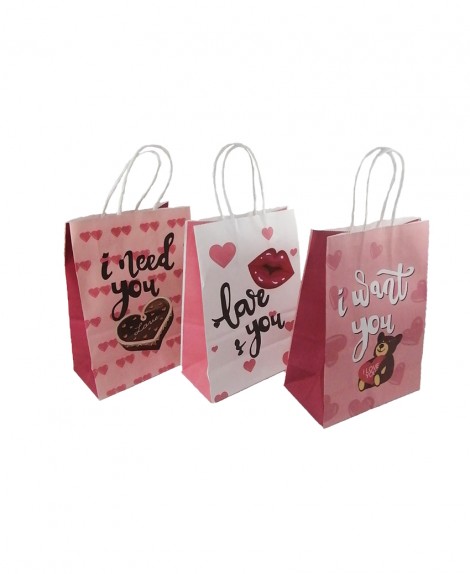 Bolsa  Craft  Amistad  Y  Amor  21 X 15  (12 Pza)