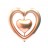 Globo  Jumbo  Dos  Corazones  # 40 (12 Pza)