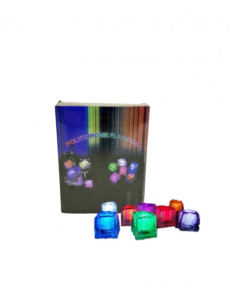 Cubos  Hielo  Led  Multicolor (12 Pza)