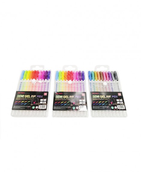 Set  Pluma  10  Colores  3  Estilos  (10 Pza)