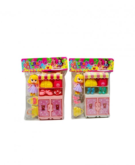 Set  Muñeca  Armario  # 6188-24