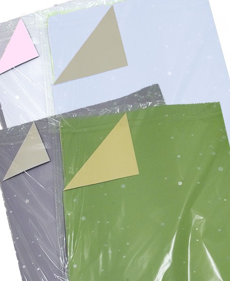 Papel  Coreano  Estrellas  56 X 57 Cm  (20 Pza)