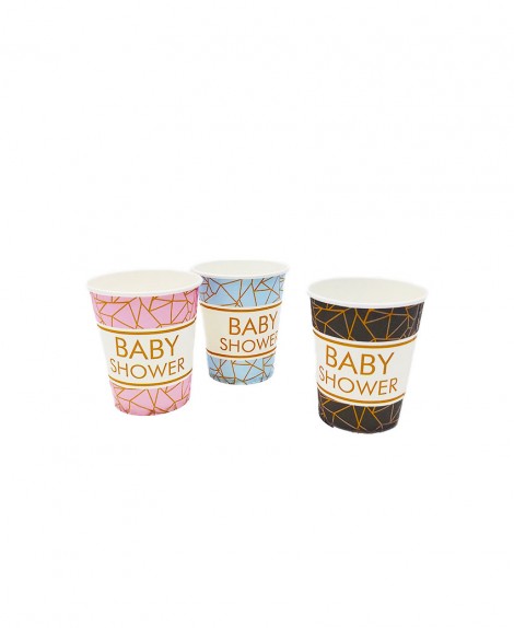 Vaso  Decorado  Baby  Shower  9 Oz  (10 Pza)