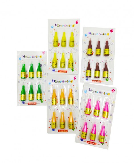 Vela  Set  6  Botellas