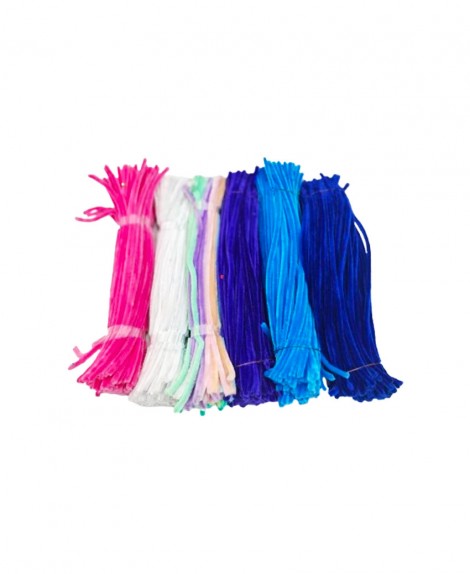 Limpia  Pipa  12  Colores  (100 Pza)