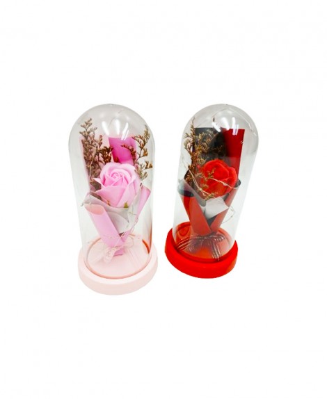Rosa  Decorada  Con  Luz  # Yj-7681-1053