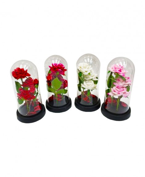 Adorno  3  Rosas  Con  Luz  # Yj-7681-14A