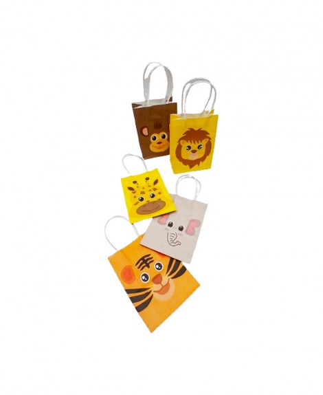 Bolsa  Papel  Animal  # 214  (12 Pza)