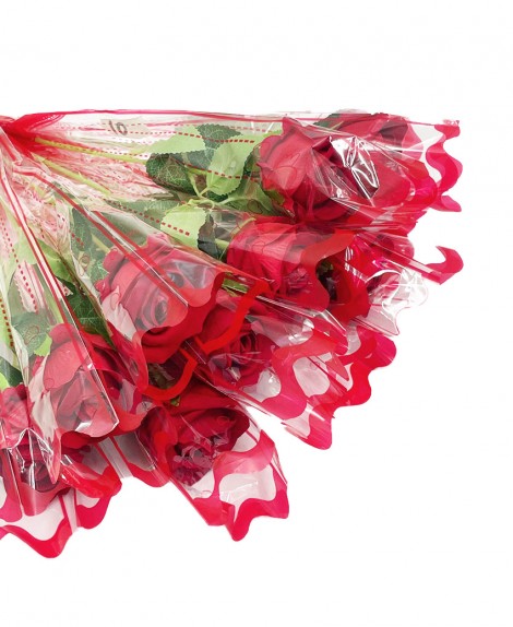 Rosa  Individual  Pequeña (12 Pza)