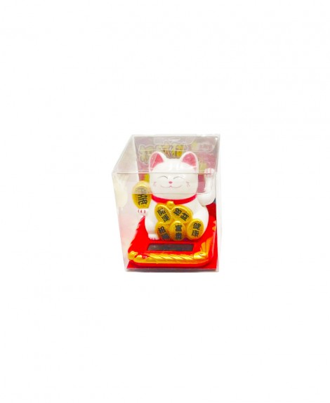 Gato  Japones  Blanco Pequeño  # 23003-1