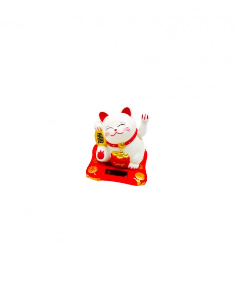 Gato  Japones  Blanco  Pequeño  # 23001-1