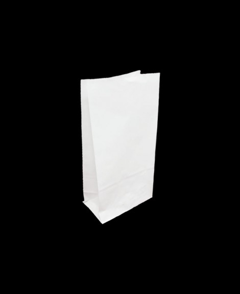 Bolsa  Papel  Color  Blanco  Sin  Agarradero  21 X 12 X 7  (24 Pza)