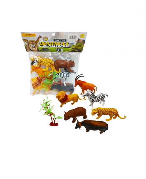 Set  Animal  Doble  6  Piezas  #080
