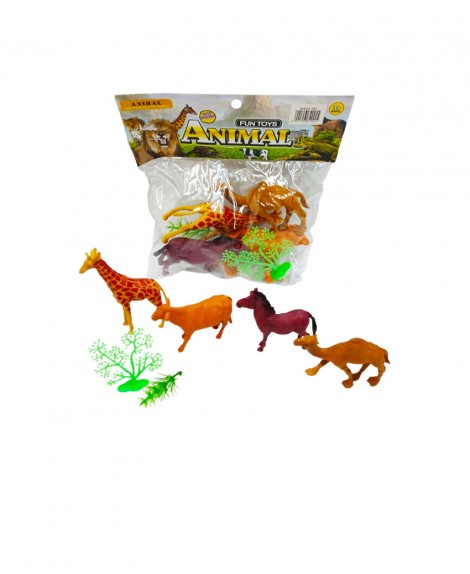 Set  Animal  Selva  4  Piezas  #081