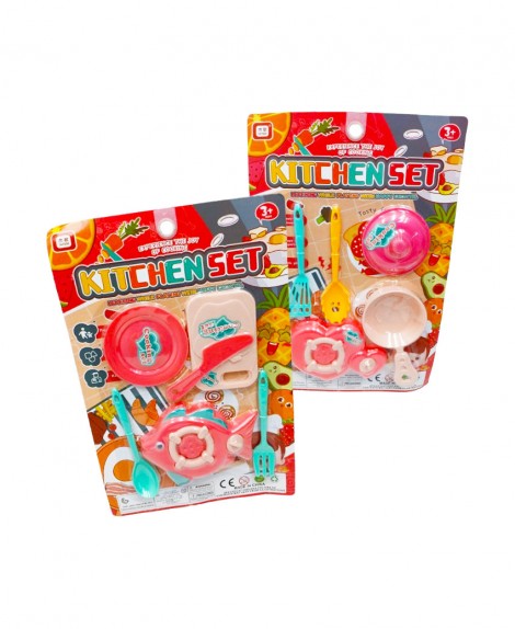 Set  Cartón  Cocina  Fresa  #088