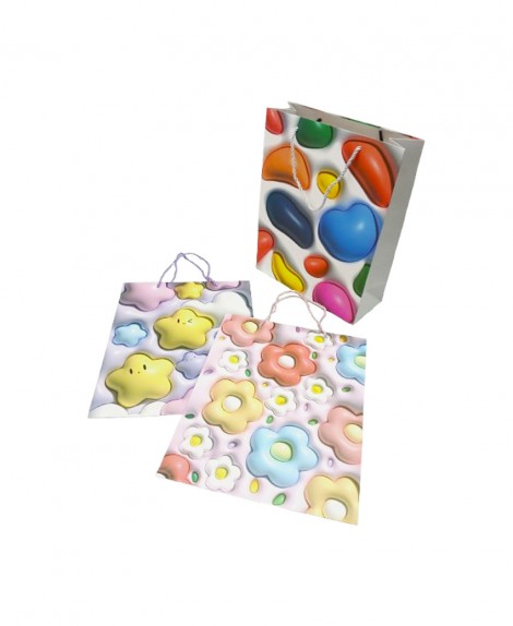 Bolsa  Regalo  Figura  3D  Mediano  