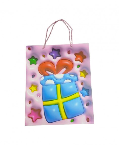 Bolsa  Regalo  Figura  3D  Grande  