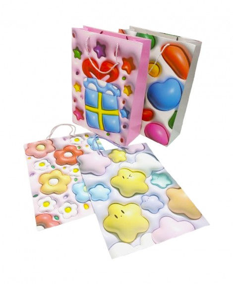 Bolsa  Regalo  Figura  3D  Grande  