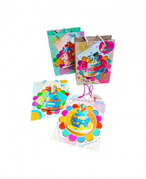 Bolsa  Regalo  Pastel  Mediano  