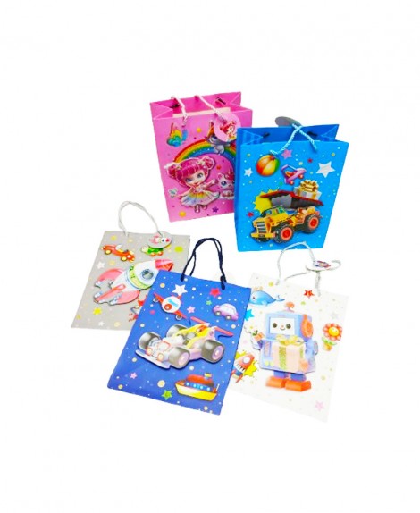 Bolsa  Figura  Con  Brillo  Mediano  