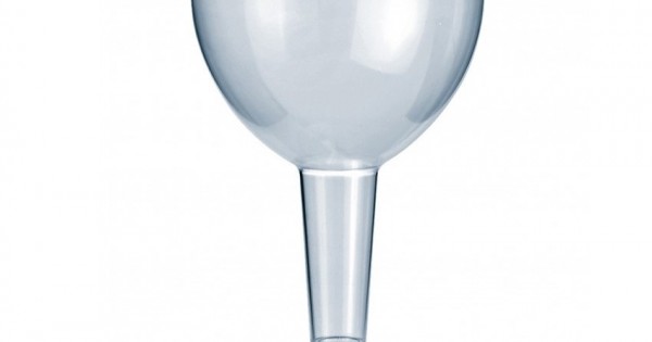 China 3PC 8oz Vasos de copa de vino con tallo de plástico duro